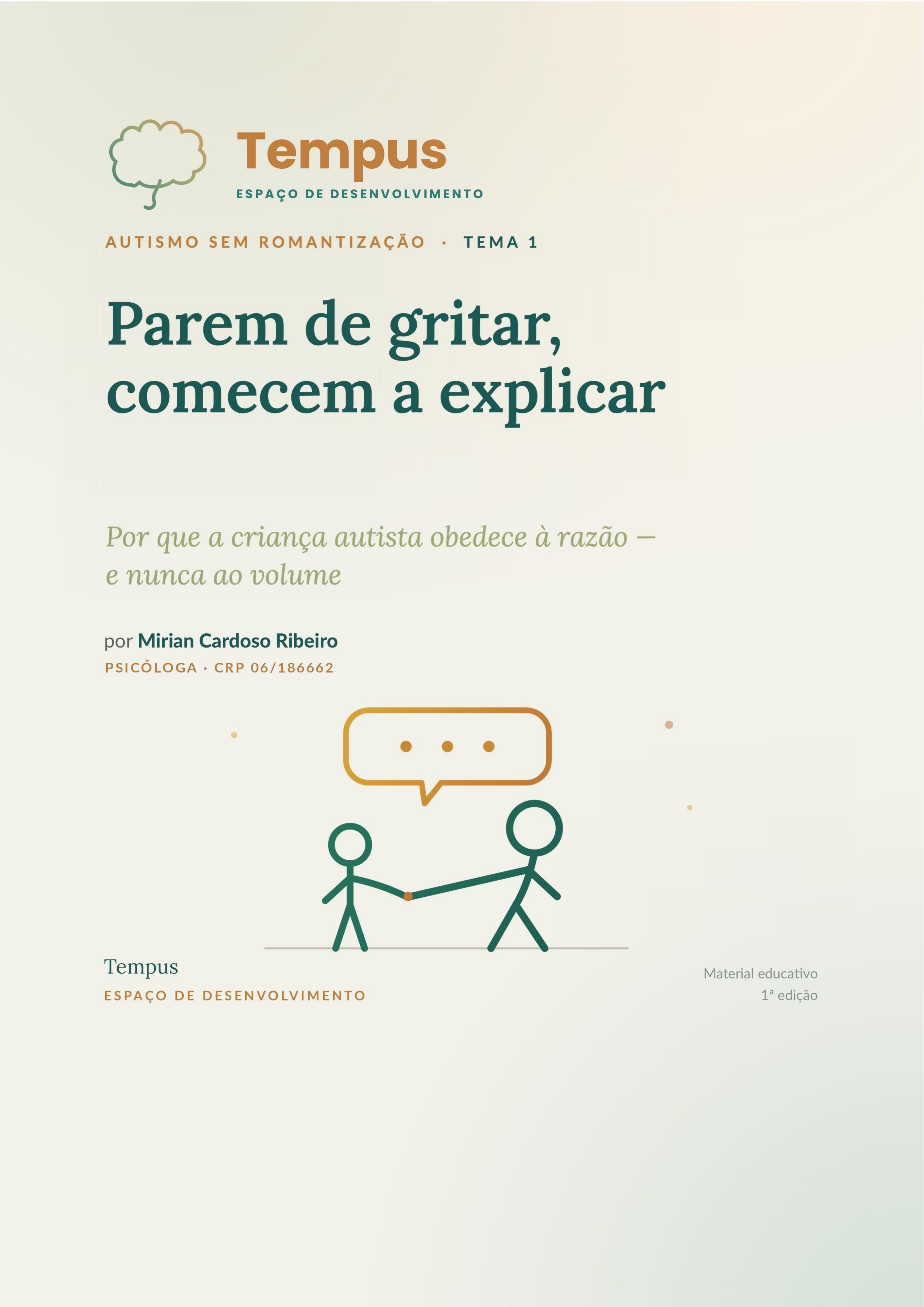 Capa de Parem de gritar, comecem a explicar