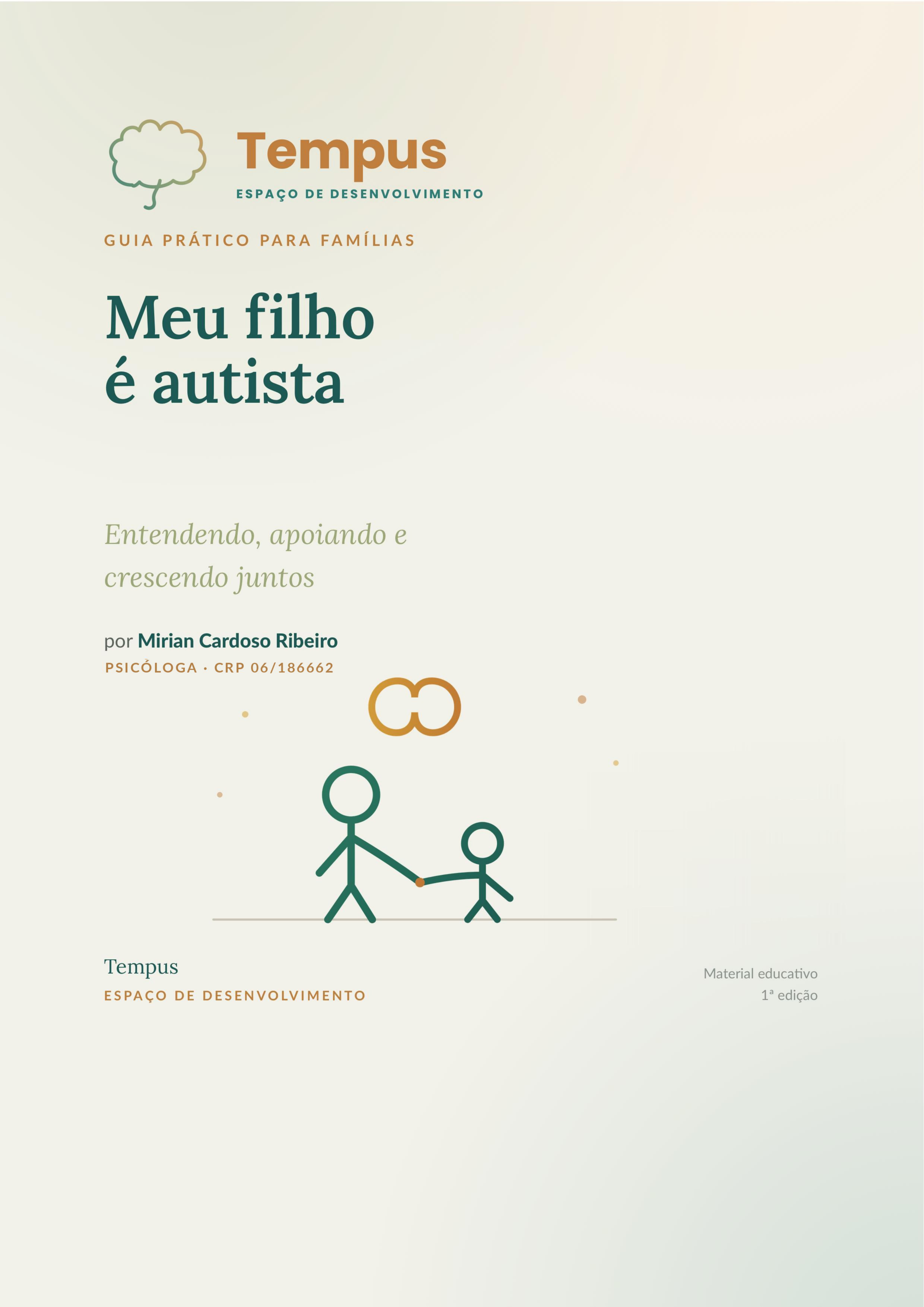Capa de Meu filho é autista